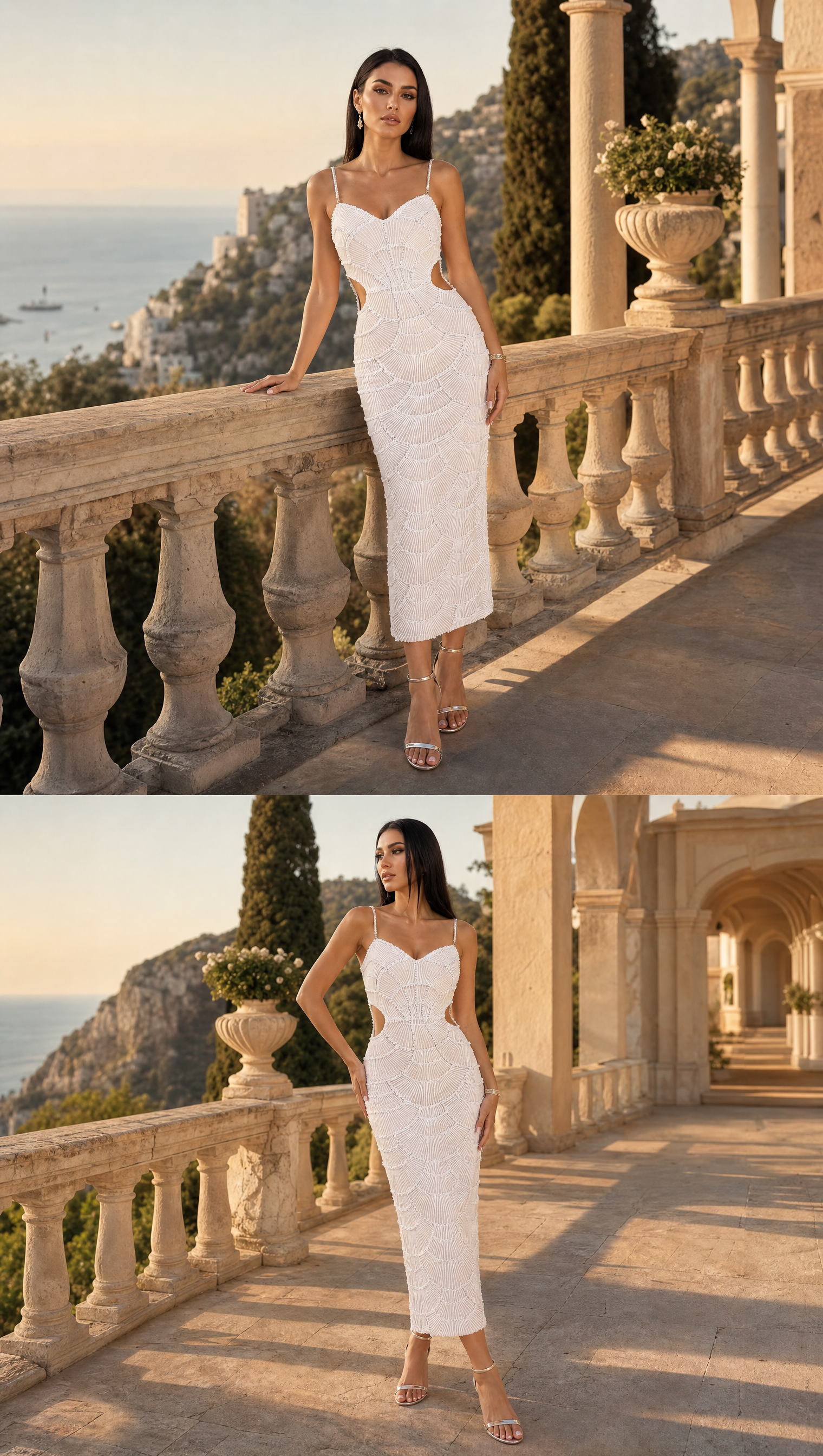 Paula | Luxe Cut-Out Midi Jurk