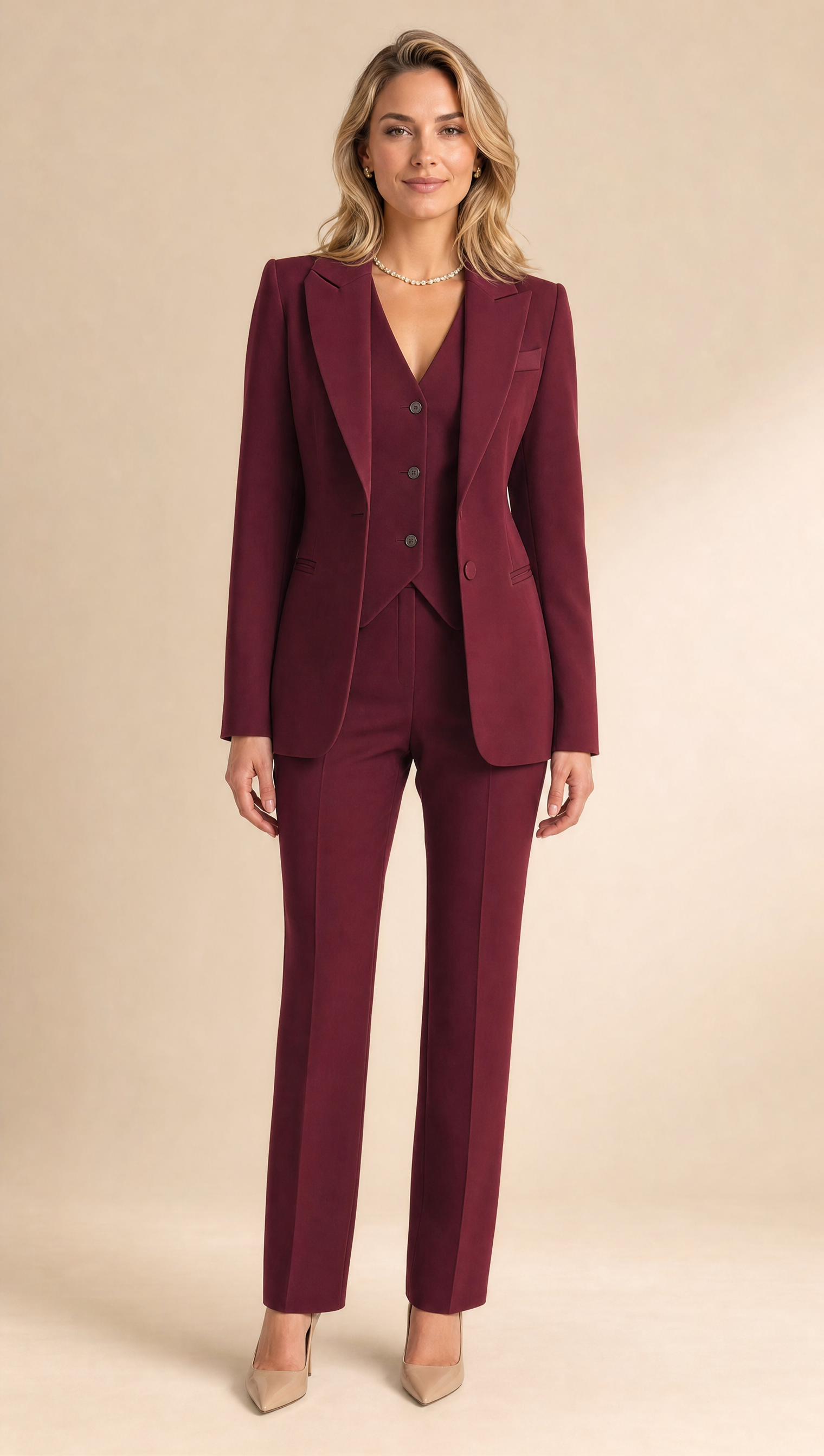 Amelia | Blazer, Gilet & Pantalon Set
