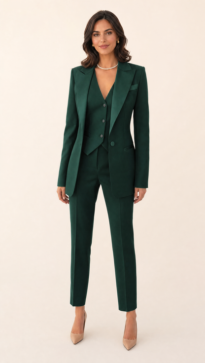 Amelia | Blazer, Gilet & Pantalon Set