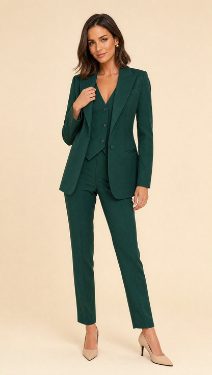 Amelia | Blazer, Gilet & Pantalon Set